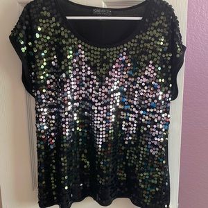 Forever 21 sequined top